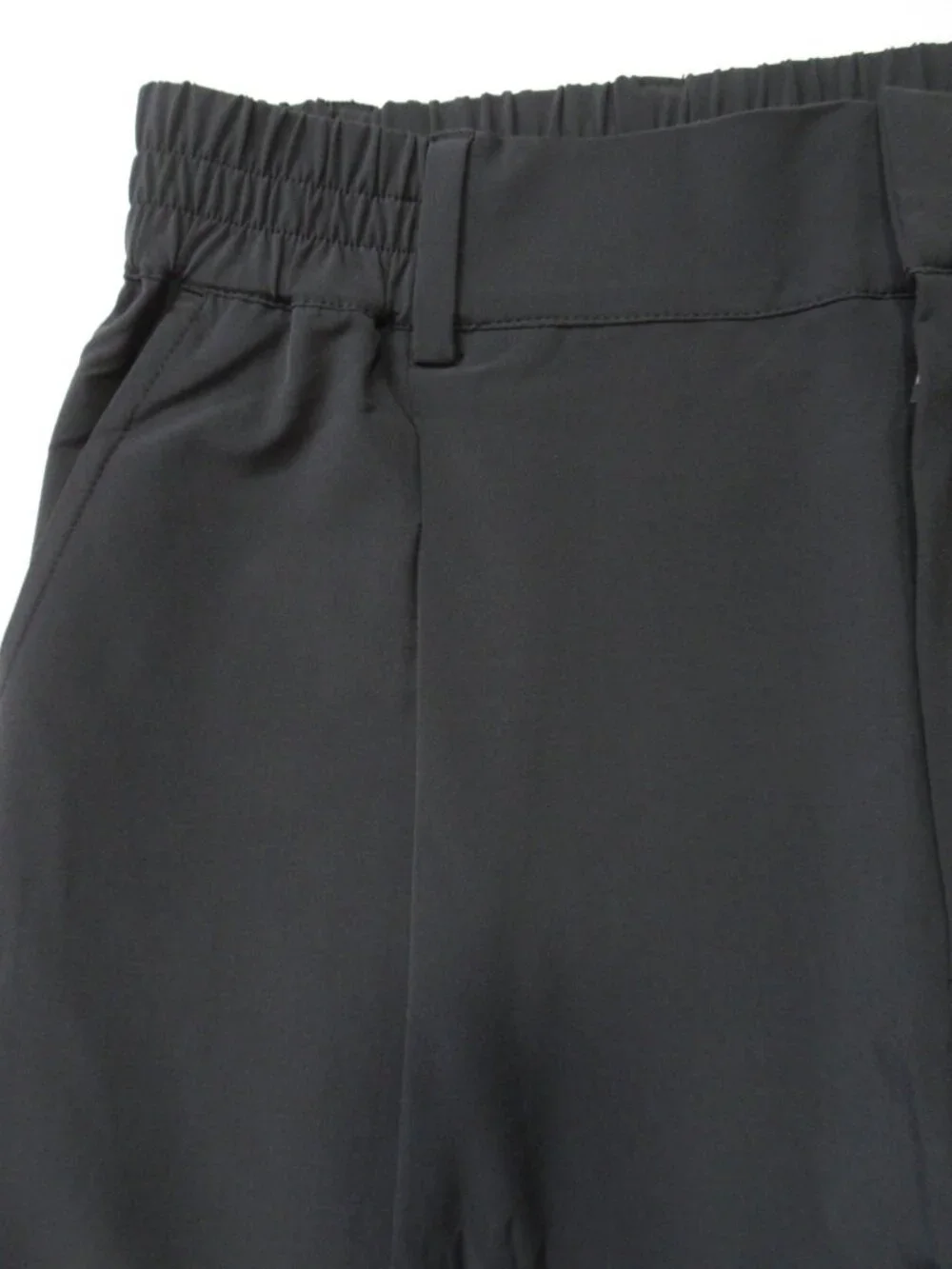 NWT Alo W51208R High-Waist Pursuit Trouser in Black Pleated Wide Leg Pants S